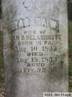 Martha W Delashmutt