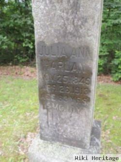 Julia Ann Mcpherson Harlan