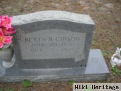 Betty R Gibson