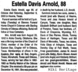 Estella Davis Arnold