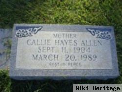 Callie Mae Hayes Allen