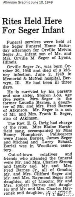 Orville M. Seger, Jr