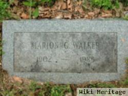 Marion G Walker