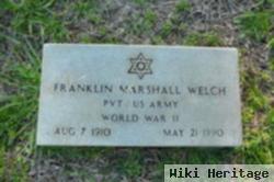 Franklin Marshall Welch