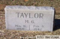 M. G. Taylor