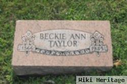 Beckie Ann Taylor