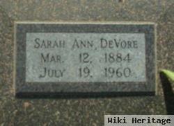 Sarah Ann Devore