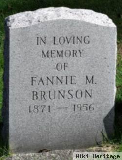 Fannie M. Brunson