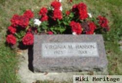 Virginia M Hanson