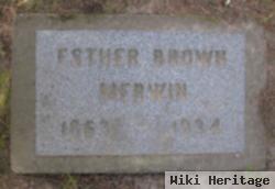 Esther Brown Merwin