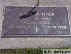 Henry W Finck