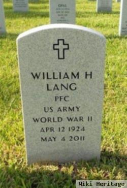 William H Lang