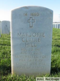 Marjorie Claire "marge" Peterson Hill