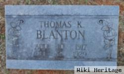 Thomas K Blanton