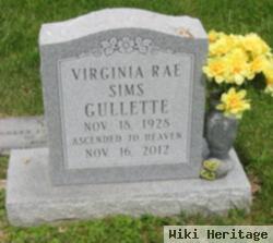 Virginia Rae Sims Gullette