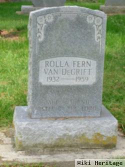 Rolla Fern Van Degrift