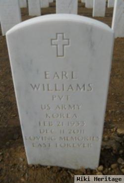 Pvt Earl Williams