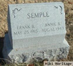 Frank B Semple