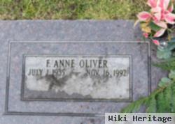 F. Anne Oliver