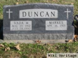 Vada M. Duncan