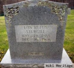 Lon Rufus Sturgill