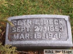 Seth E Peck