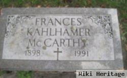 Frances Kahlhamer Seubert Mccarthy