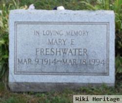 Mary E Freshwater