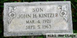 John H Kintzer