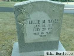 Lillie M Hayes