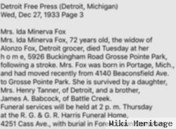 Ida Minerva Babcock Fox