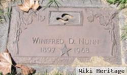 Winifred D Nunn