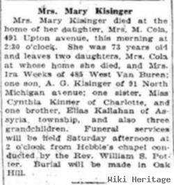 Mary Callahan Kissinger