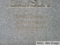 Jeanette "jennie" Miller Dawson