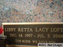 Libby Retta Lacy Loftin