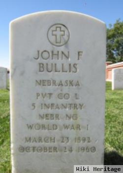 John F Bullis