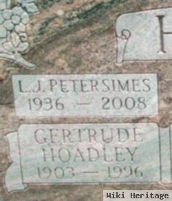 Gertrude Petersimes Hoadley