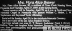 Flora Alice Brewer