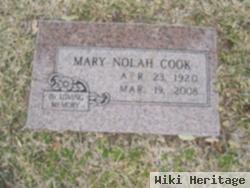 Mary Nolah Sumrow Cook