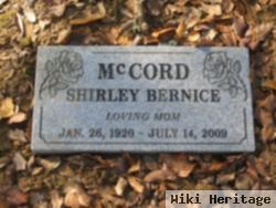 Shirley Bernice Vallier Mccord