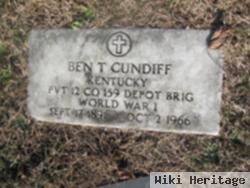 Ben T Cundiff