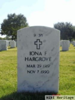 Iona F Hargrove