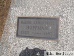 Maxine Armontrout Huffman