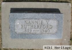 Nancy Verenda "nannie" Rutherford