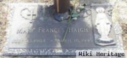 Mary Frances Mills Haigh