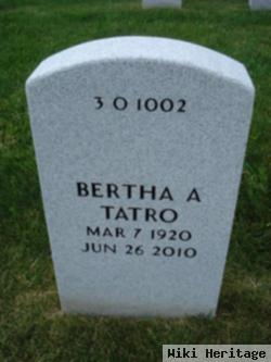 Bertha A Benoit Tatro