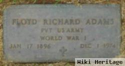 Pvt Richard Floyd "floyd" Adams