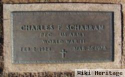 Pfc Charles F Schabram