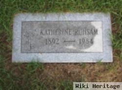 Katherine Ruhsam