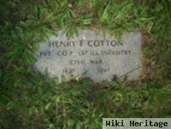 1Sgt Henry F. Cotton